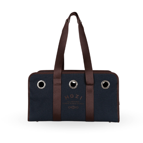 HOZI Canvas Carrier - Beige / Navy - PET