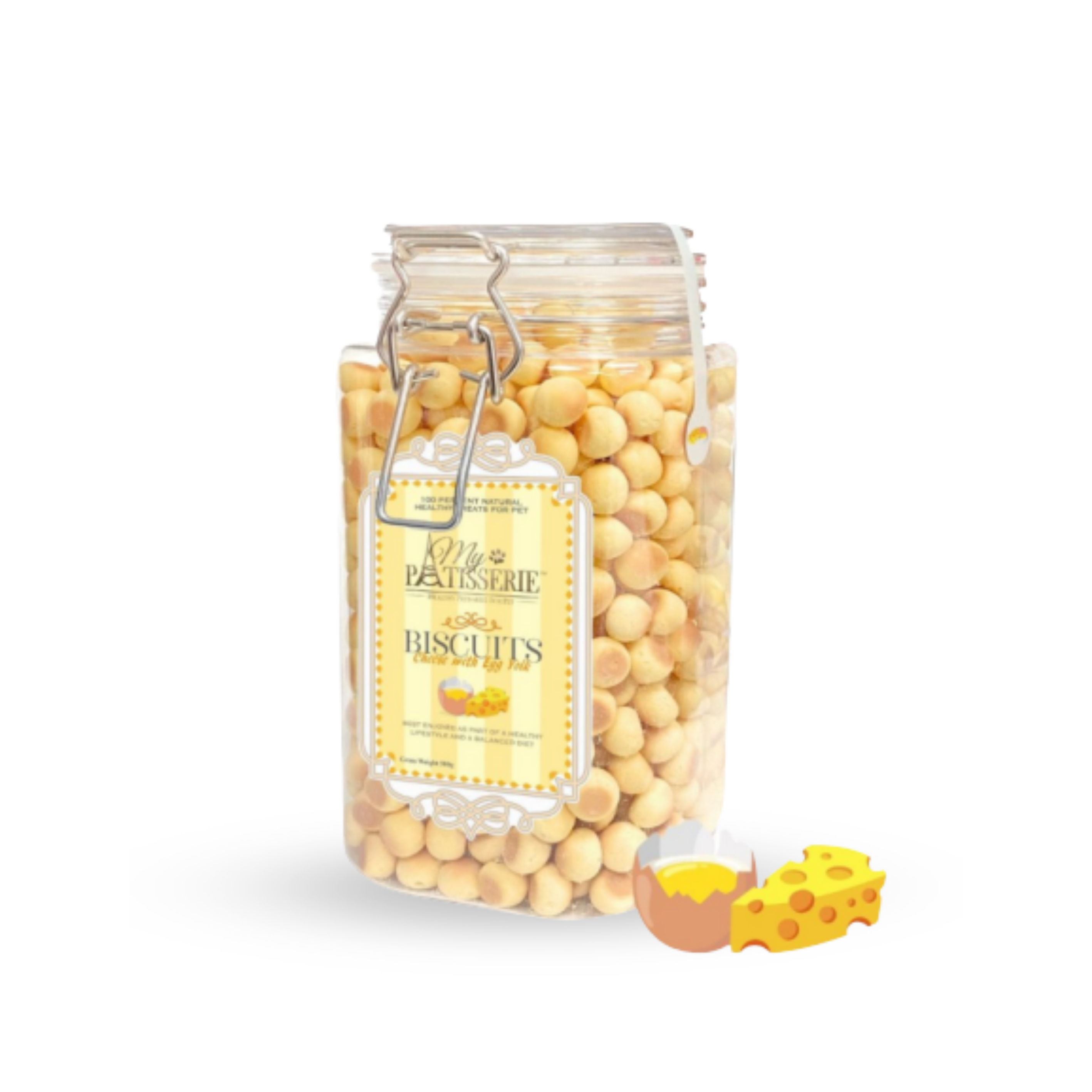 MY PET Cheese with Egg Yolk Biscuits |  蛋黃芝士小饅頭