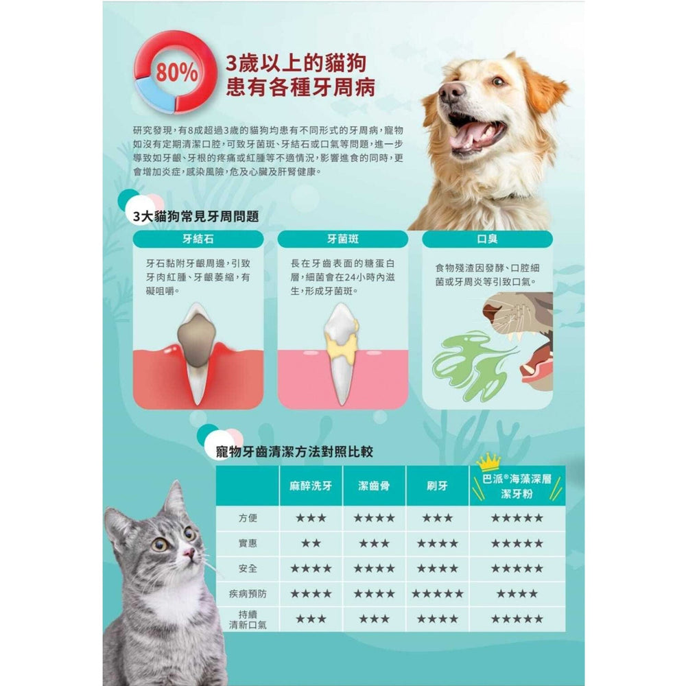 Papai Oral Fresh Dental Powder for Cats - PET