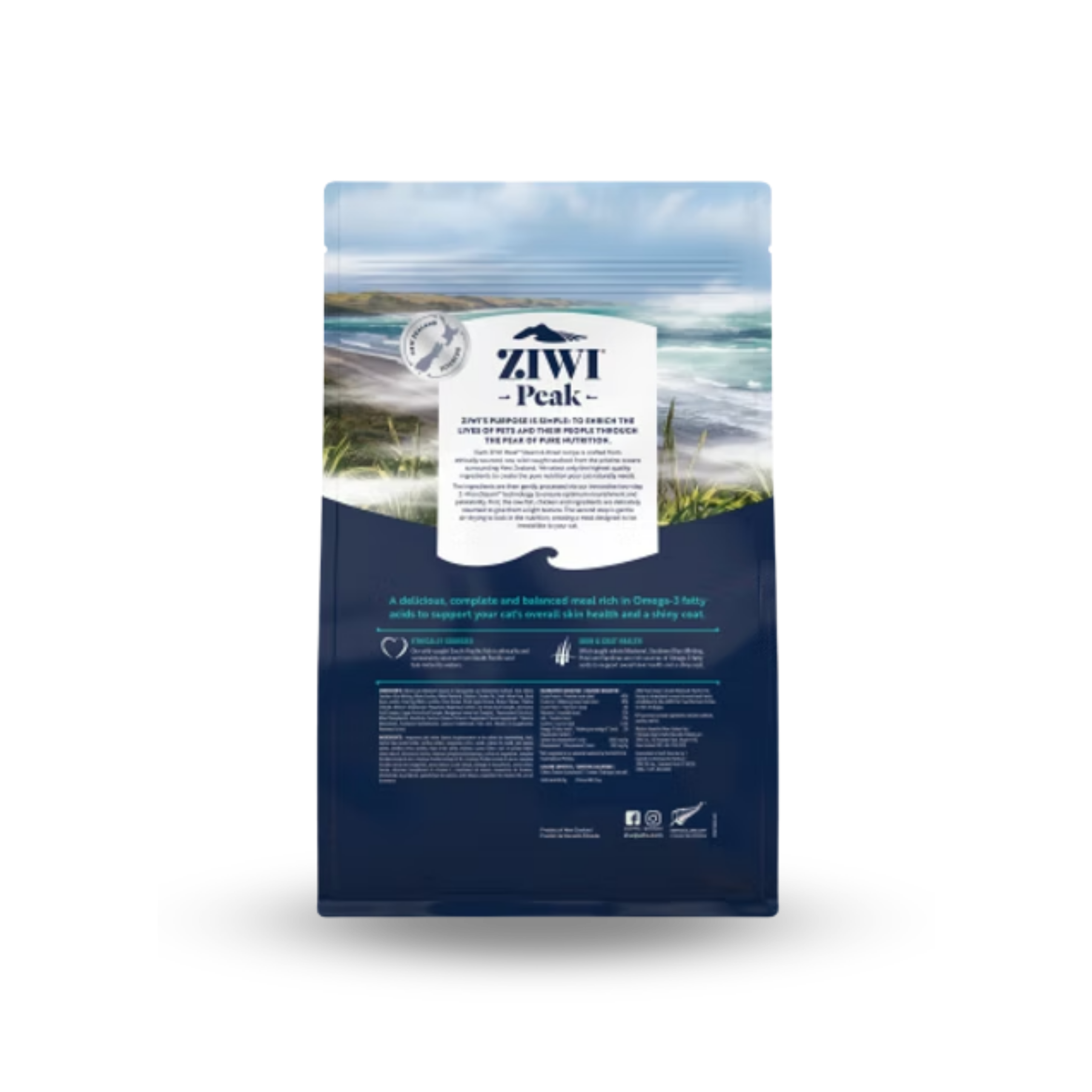 ZIWI Wild South Pacific Fish Recipe | 柔蒸溫乾貓糧- 野生南太平洋魚