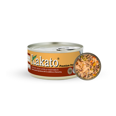 Kakato Chicken, Beef Liver & Vegetables | 170g x 48tins