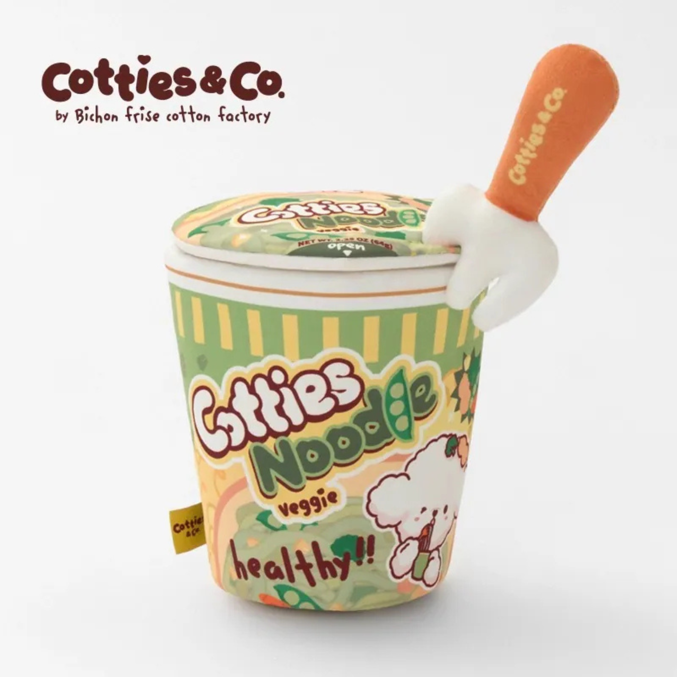 Bichon Frise Cotties Cup noddle