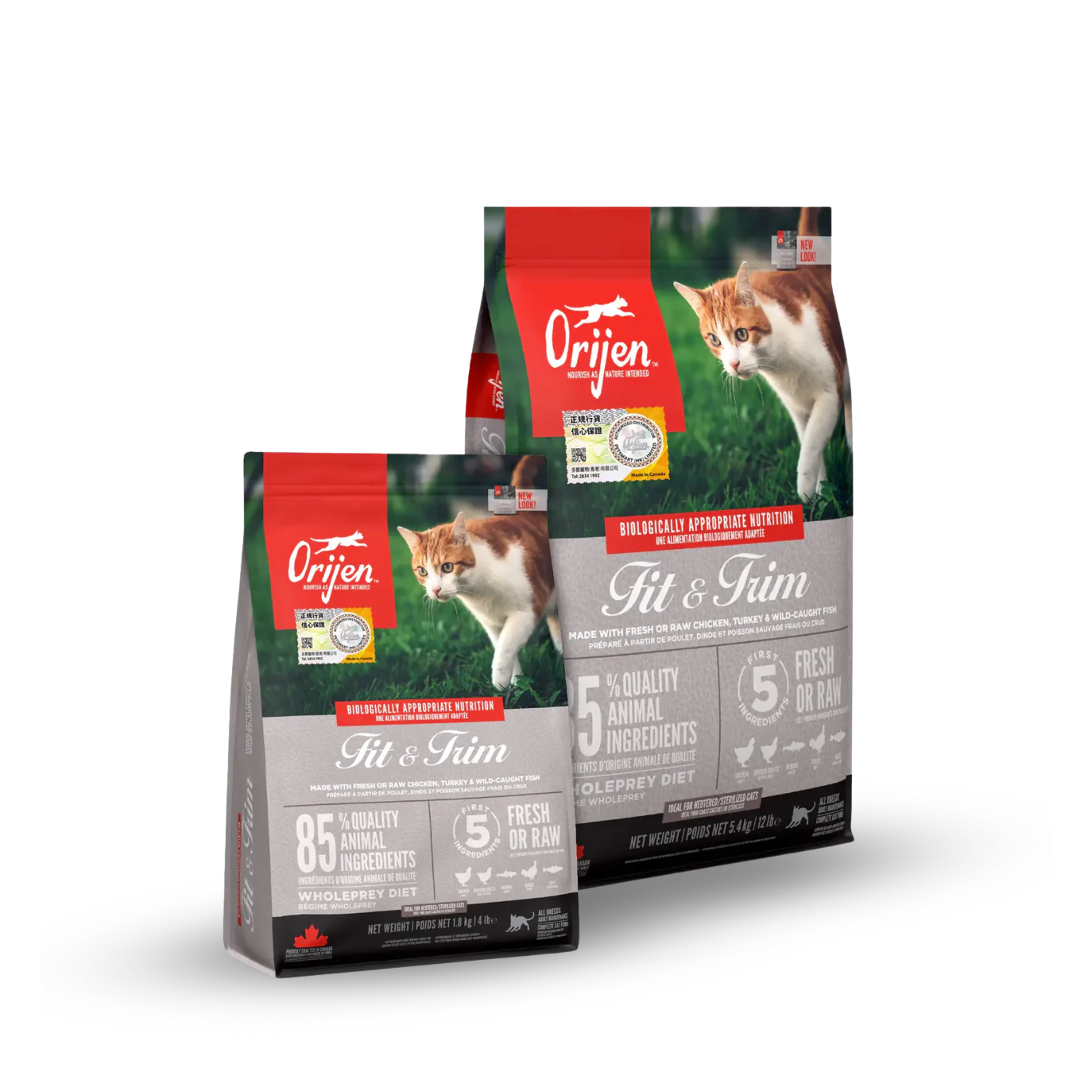 ORIJEN Grain Free Cat Food - Fit & Trim