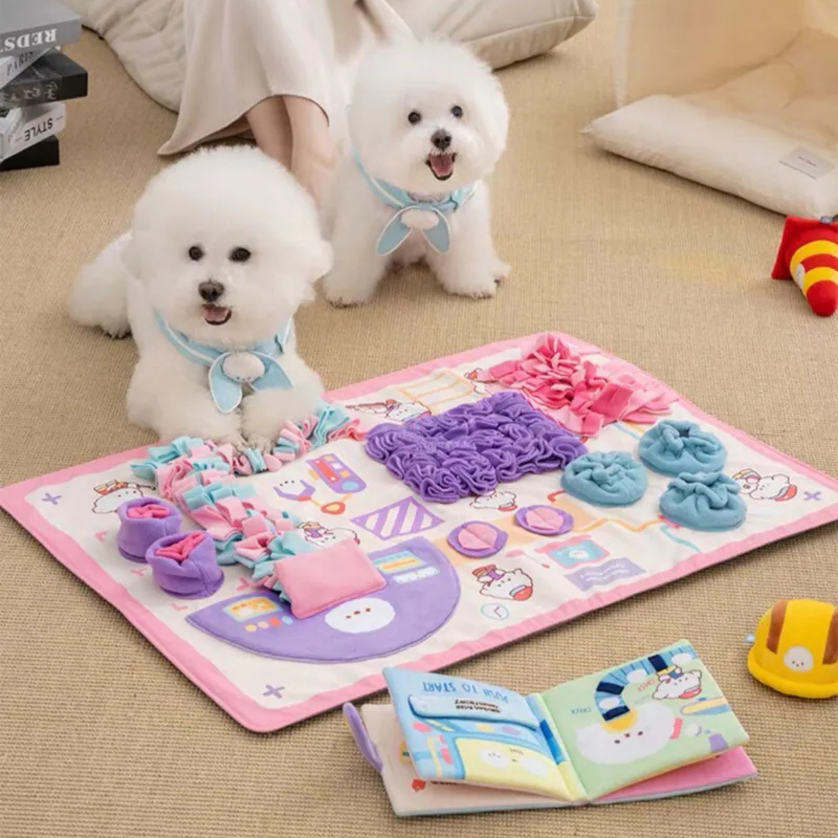 Bichon Frise Cotties Features for Pet Foraging