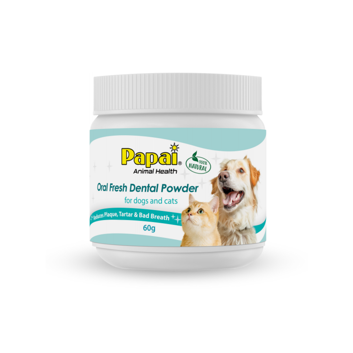 Papai Oral Fresh Dental Powder for Dogs & Cats