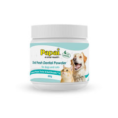 Papai Oral Fresh Dental Powder for Dogs & Cats