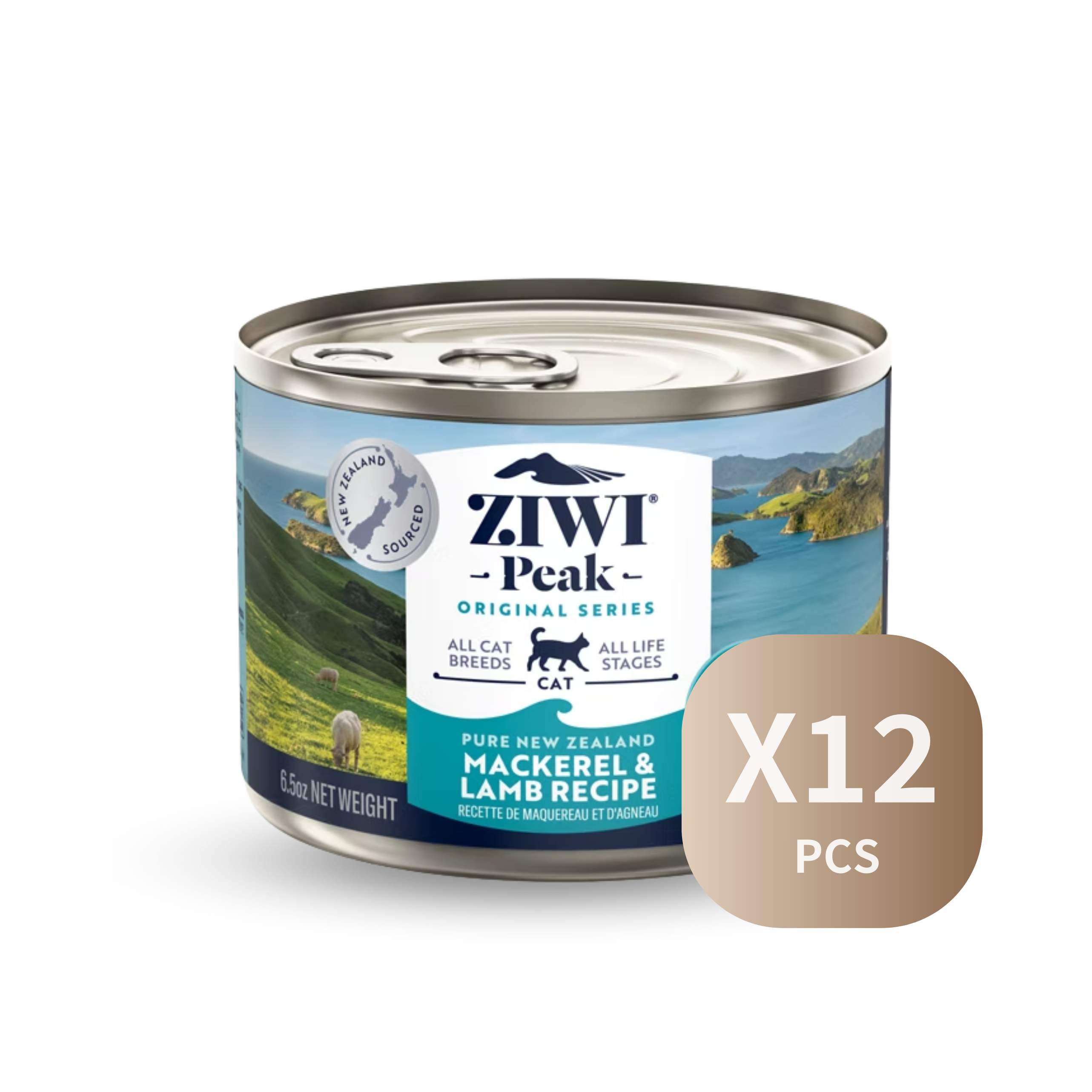 ZIWI Wet Mackerel & Lamb Recipe For Cats | 鮮肉貓罐頭-鯖魚配羊肉配方