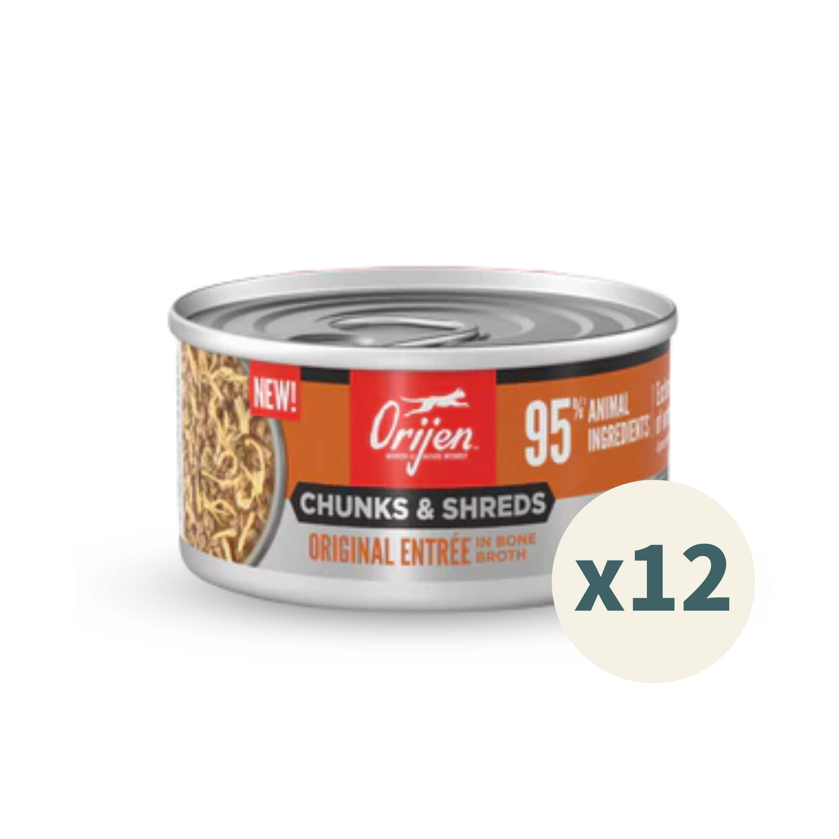 ORIJEN Chunks & Shreds Cat Wet Food - Original