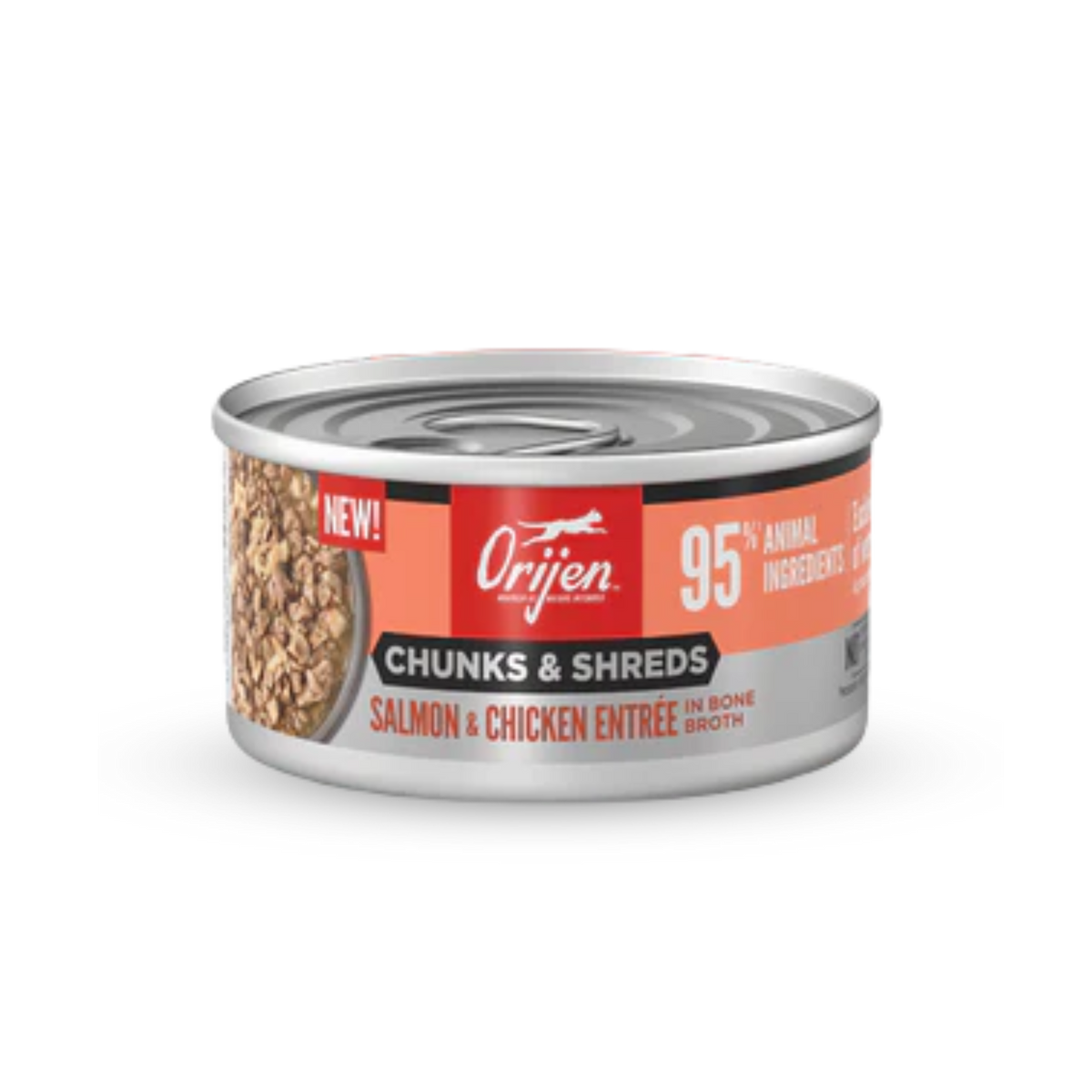 ORIJEN Chunks & Shreds Cat Wet Food - Salmon & Chicken