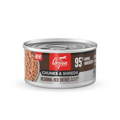ORIJEN Chunks & Shreds Cat Wet Food - Regional Red