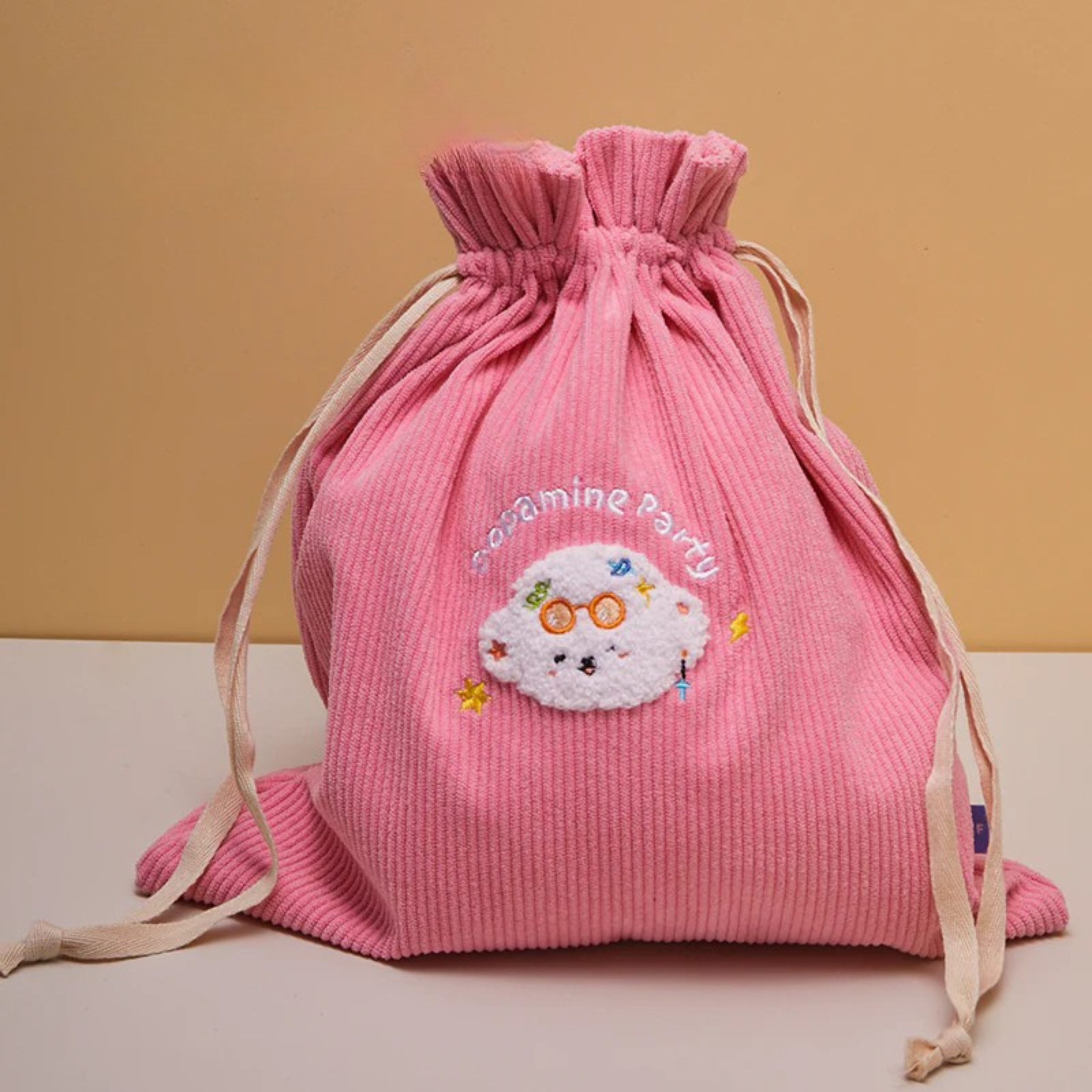 Bichon Frise Cotties Storage Drawstring Bag
