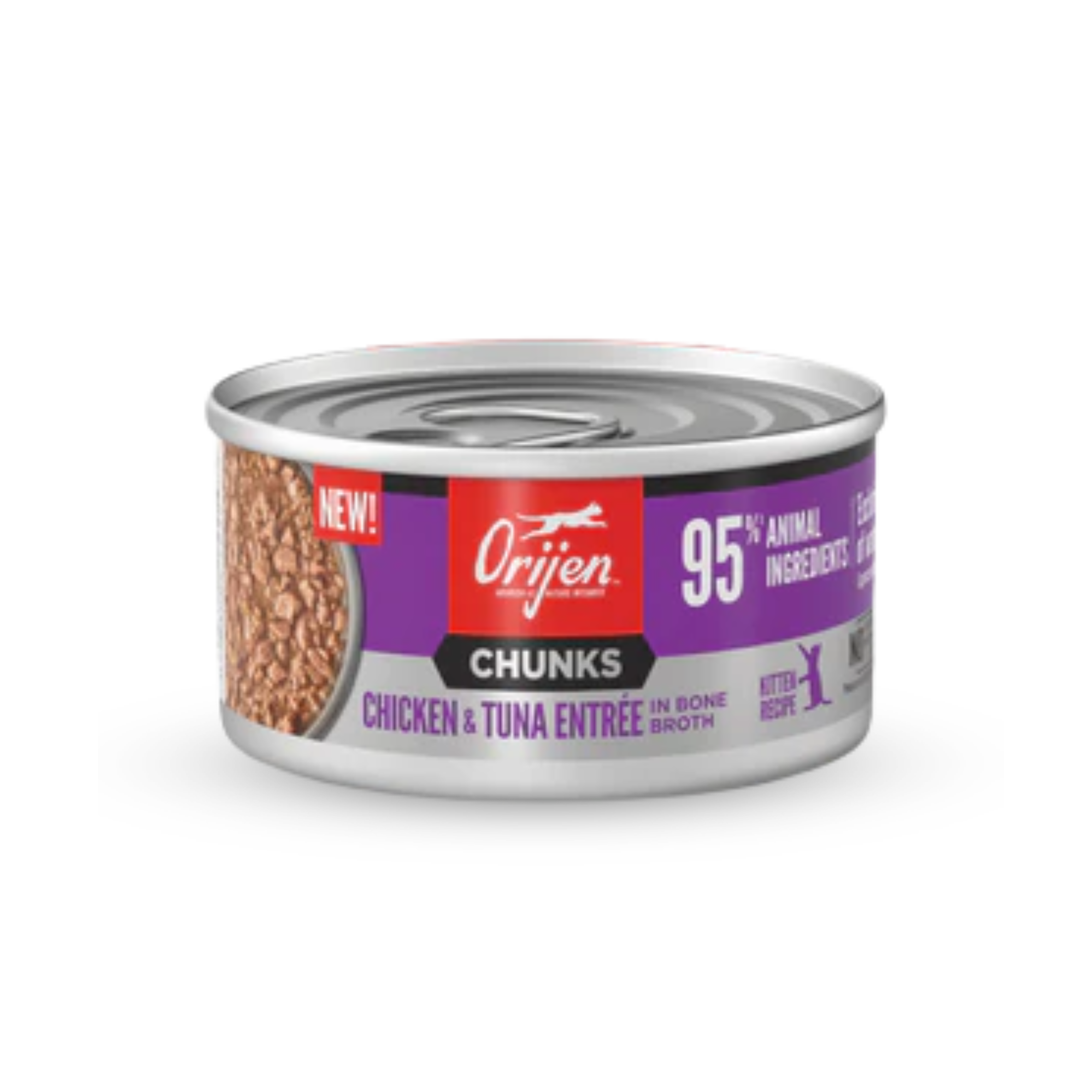 ORIJEN Chunks & Shreds Kitten Wet Food - Chicken & Tuna