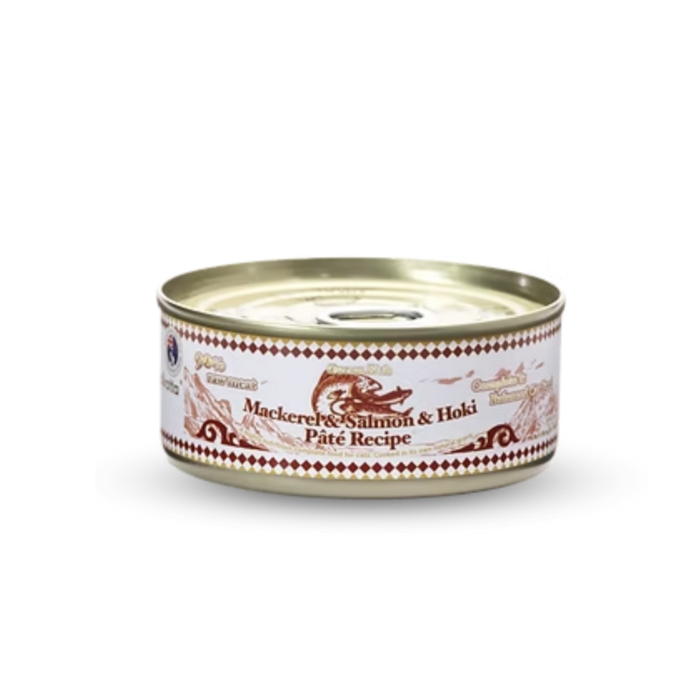astkatta Ocean Fish ((Mackerel & Salmon & Hoki Pate Recipe) 80g/180g |  純淨天然肉醬主食罐 澄海系列 深海極粹 鯖魚+三文魚+紐西蘭藍鱈魚 80g/180克 ástkatta