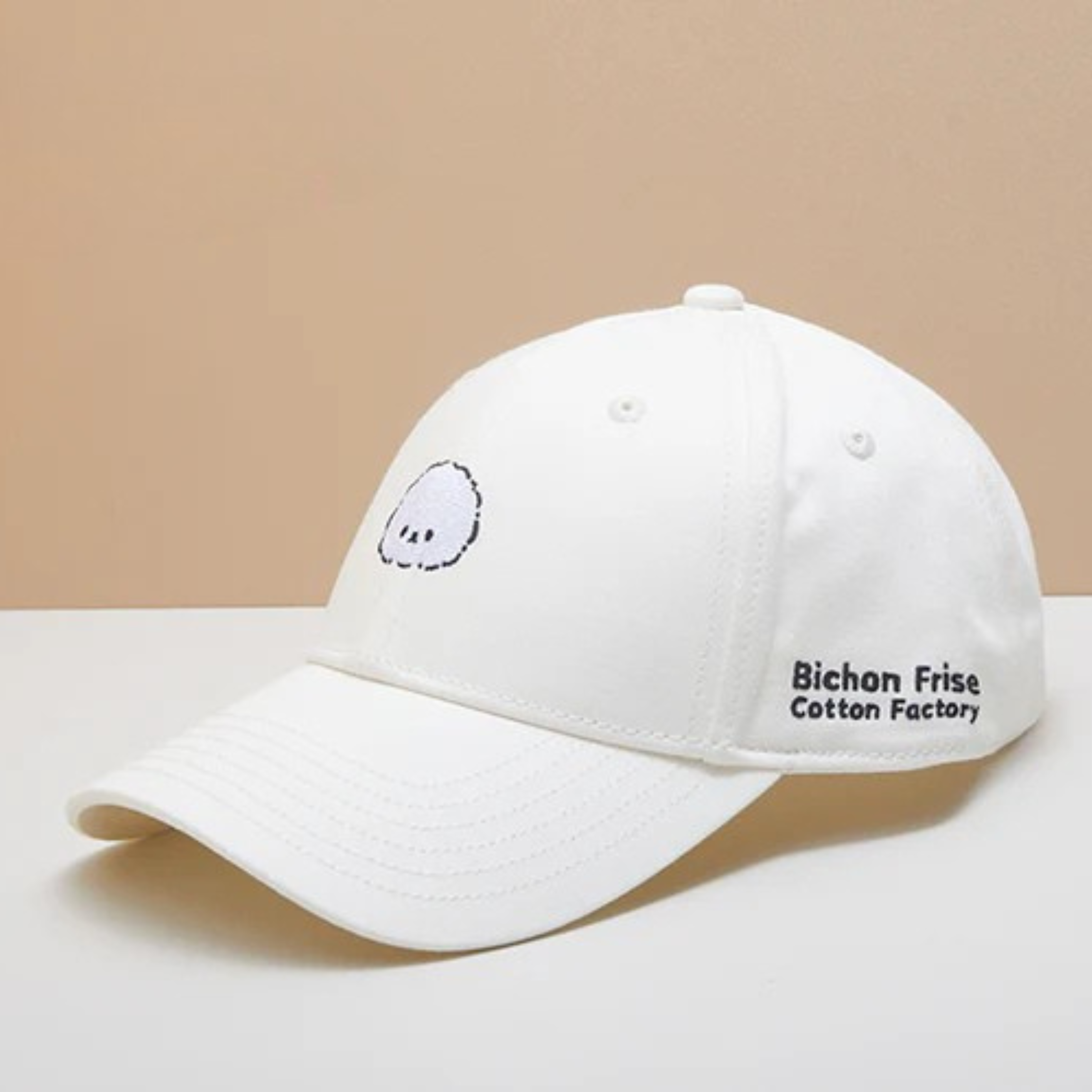 Bichon Frise Cotties Baseball Cap