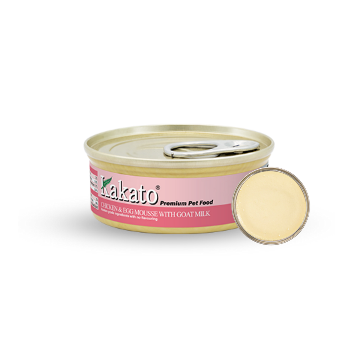 Kakato Chicken & Egg Mousse with Goat Milk | 40g x 84tins