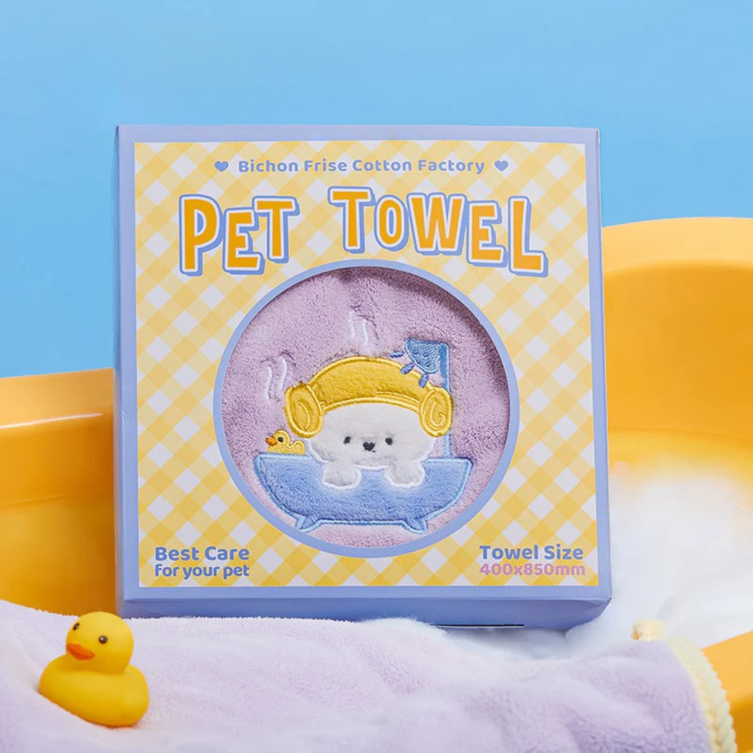 Bichon Frise Cotties Pet Towel