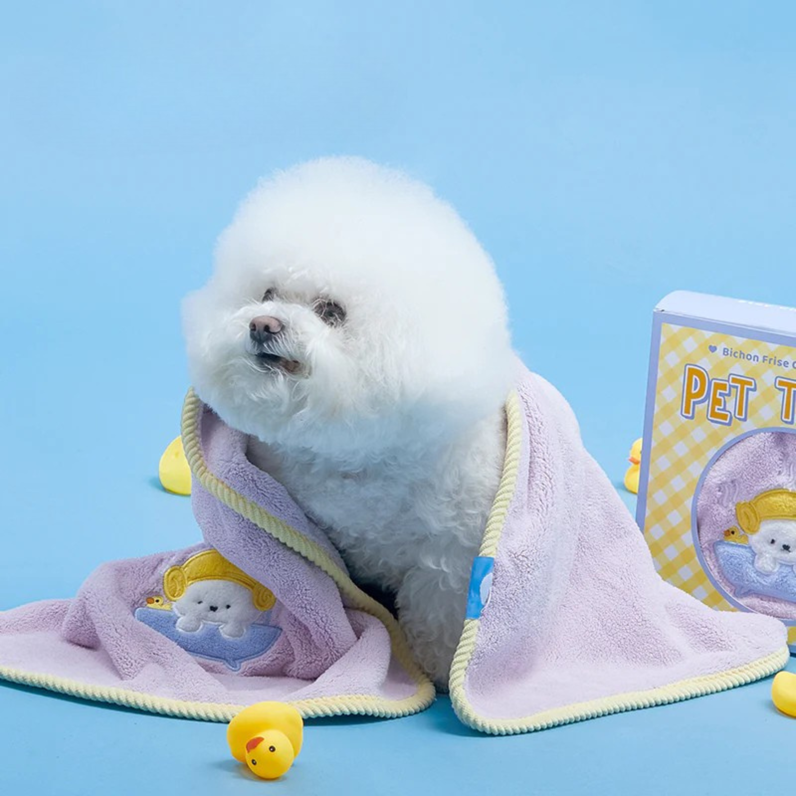 Bichon Frise Cotties Pet Towel
