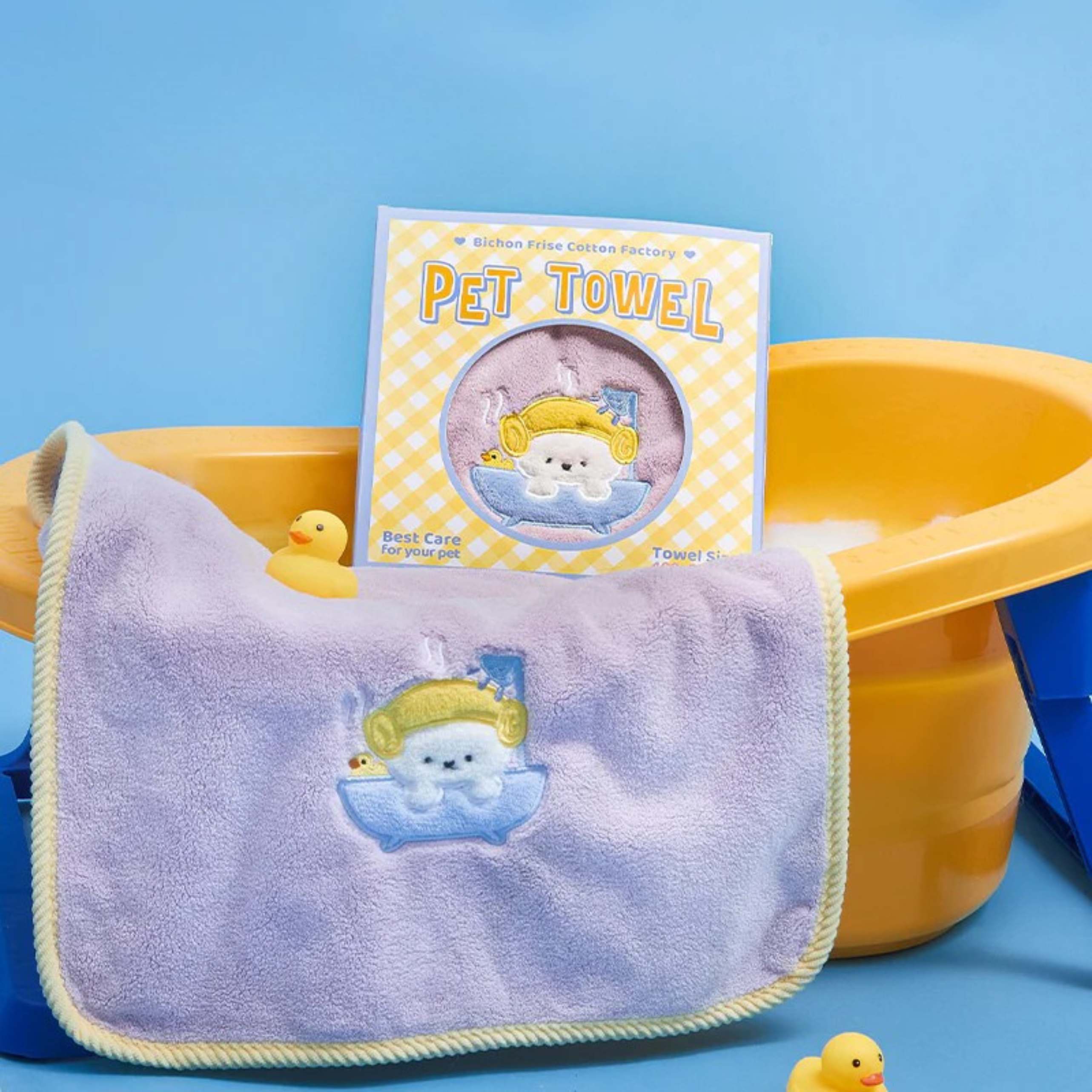 Bichon Frise Cotties Pet Towel