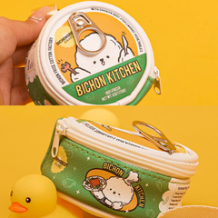 Bichon Frise Cotties Poop Bag Dispenser