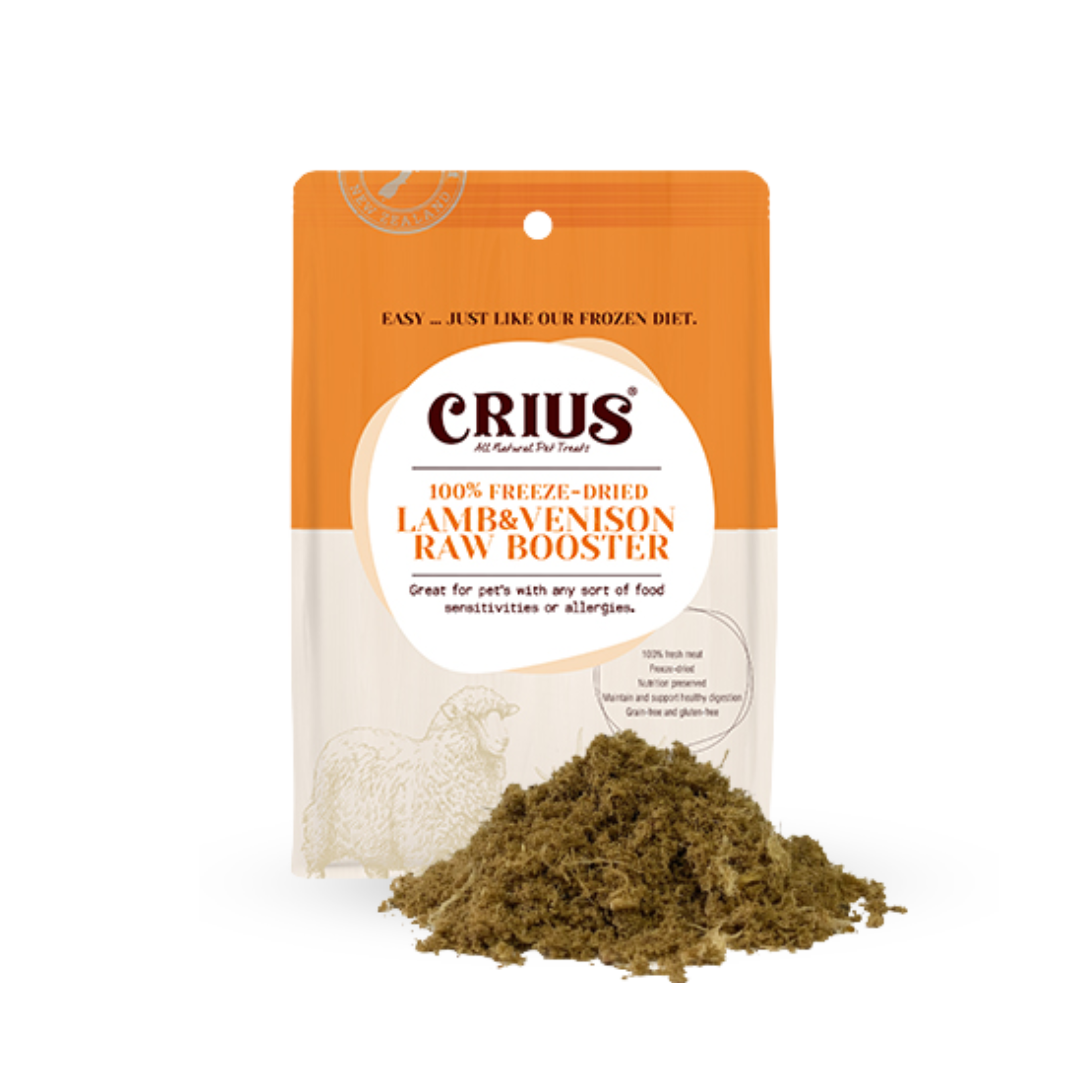 Crius Freeze Dried Raw Booster (4 Flavours)