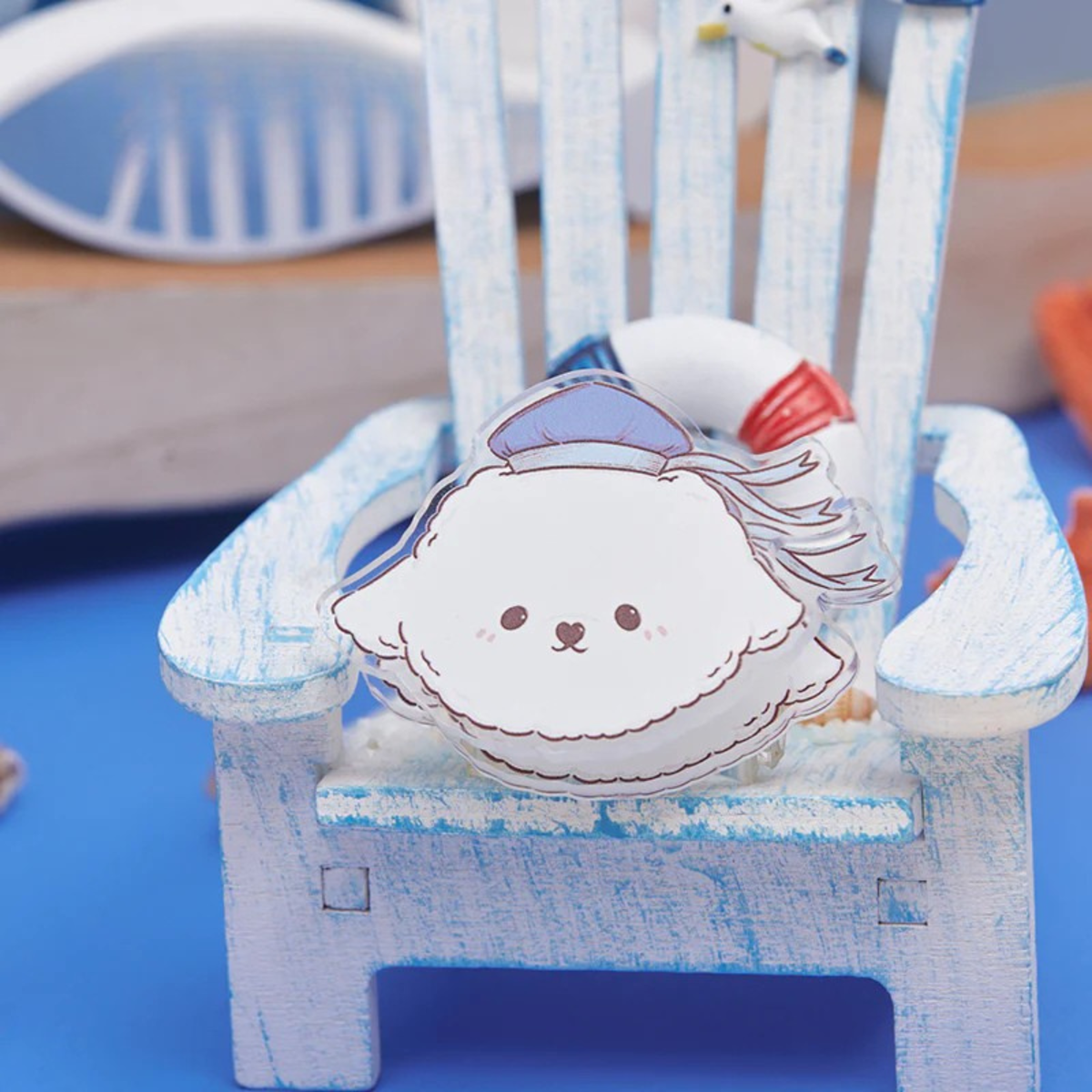 Bichon Frise Cotties Sailor Series Paper Clip