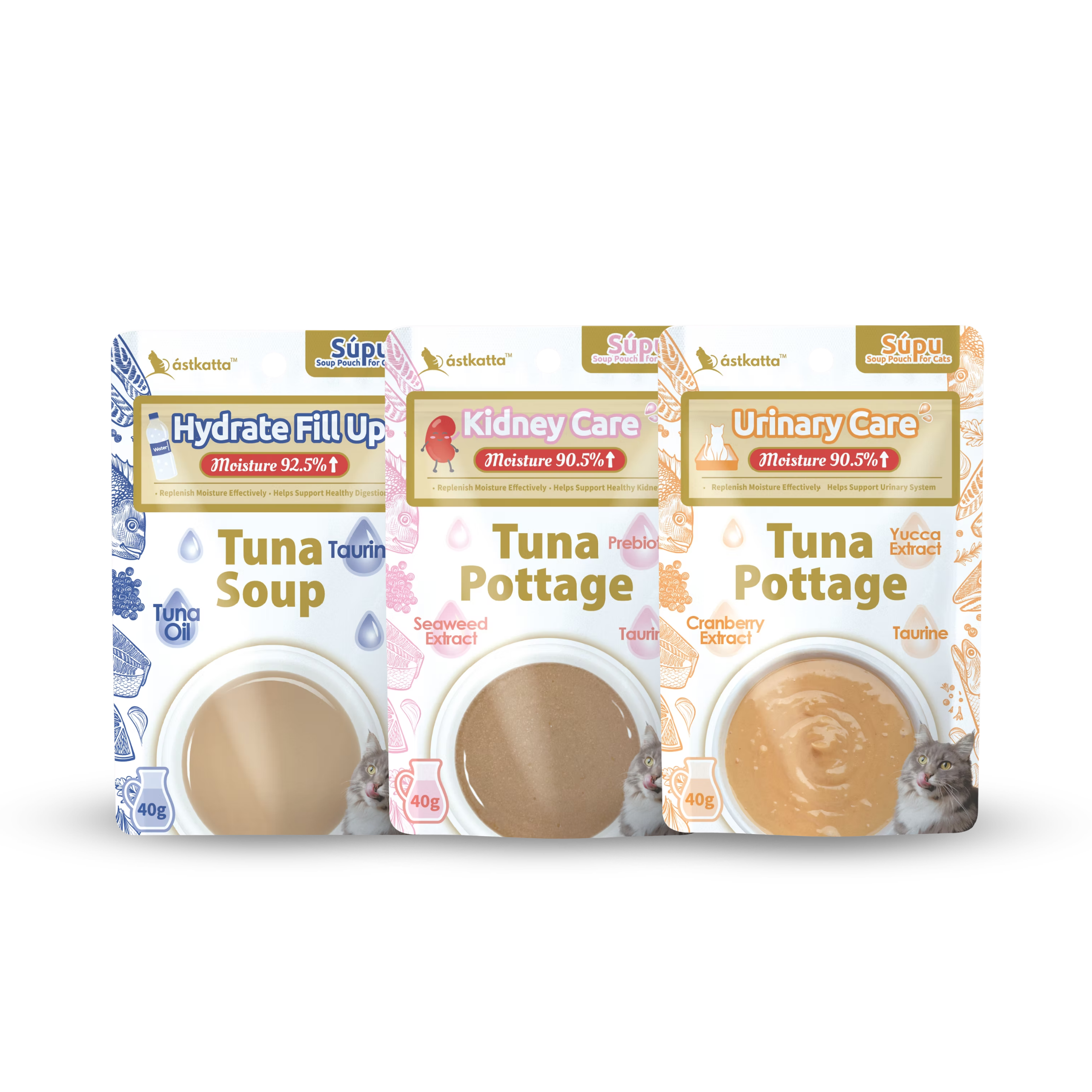 ástkatta Kidney Care Series Pottage & Soup 50g x 1 / 6 / 12 / 24packs