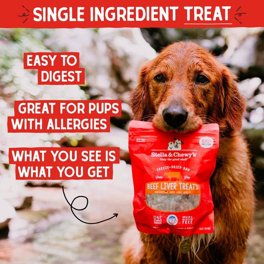 Stella & Chewy's Single Ingredient Treats - Beef Liver Treats 牛肝 Stella & Chewy's