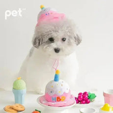 BITE ME HBD Party Cake Hat Toy Bite Me