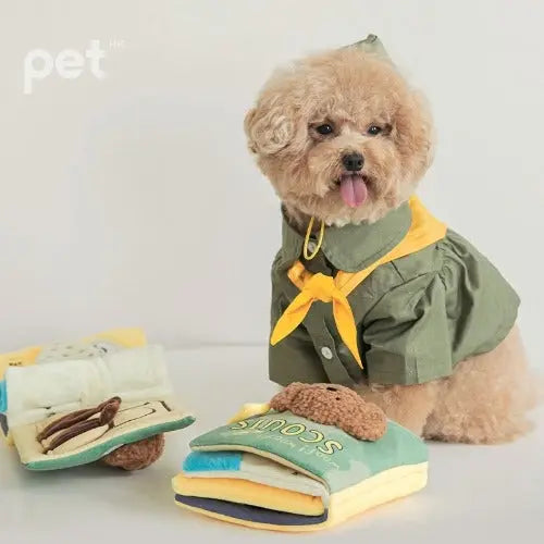 BITE ME Woof Woof Scout Nose-work book Toy Bite Me