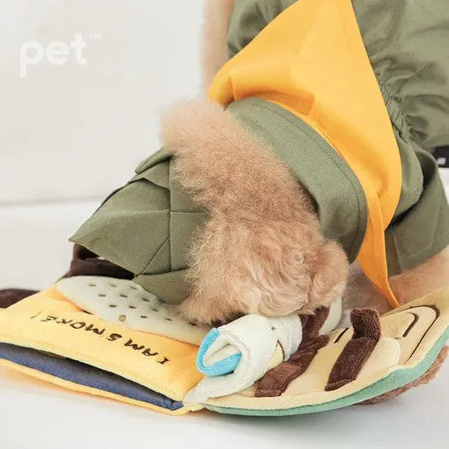 BITE ME Woof Woof Scout Nose-work book Toy Bite Me