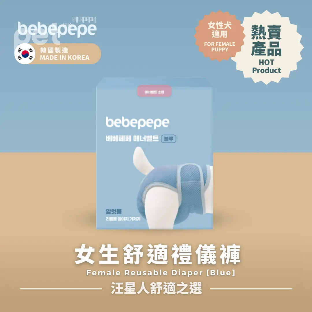 Bebepepe Female Reusable Diaper | 女生舒適禮儀褲 bebepepe