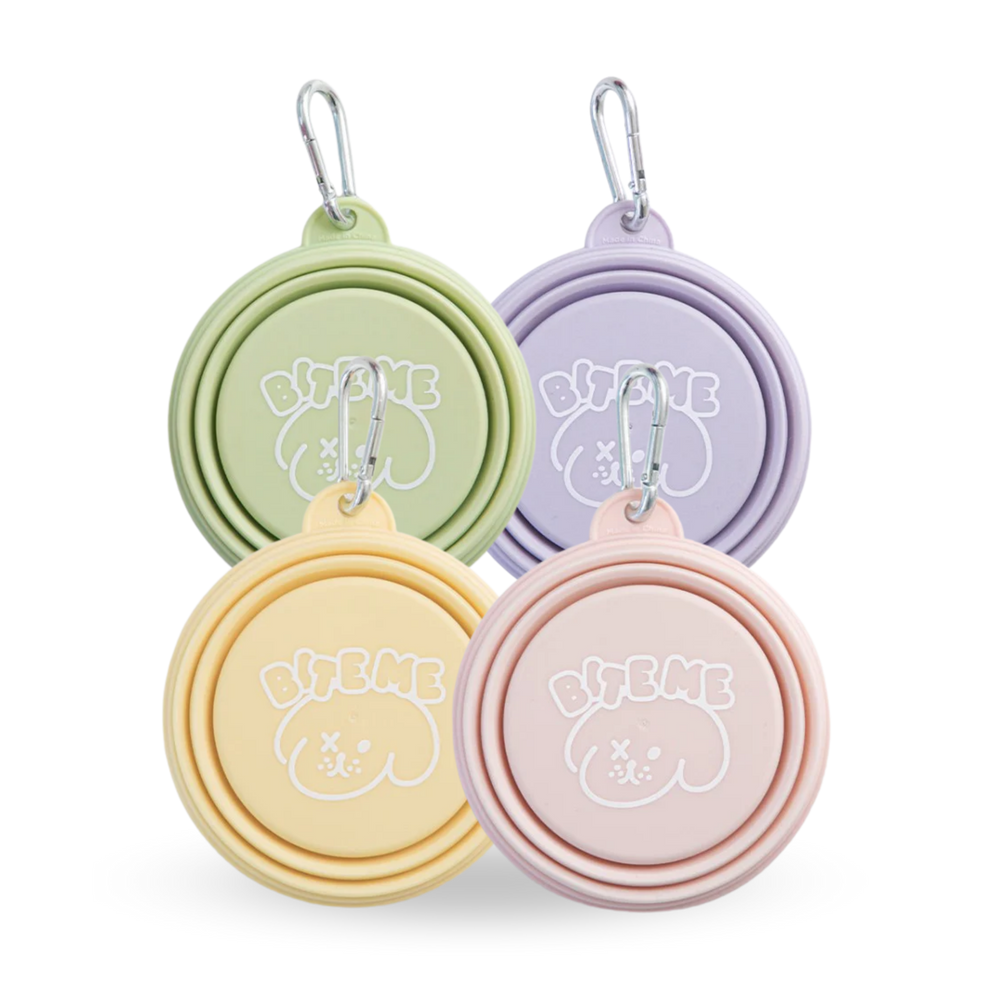 BITE ME New Foldable Travel Bowl - pastel (4 types) Bite Me