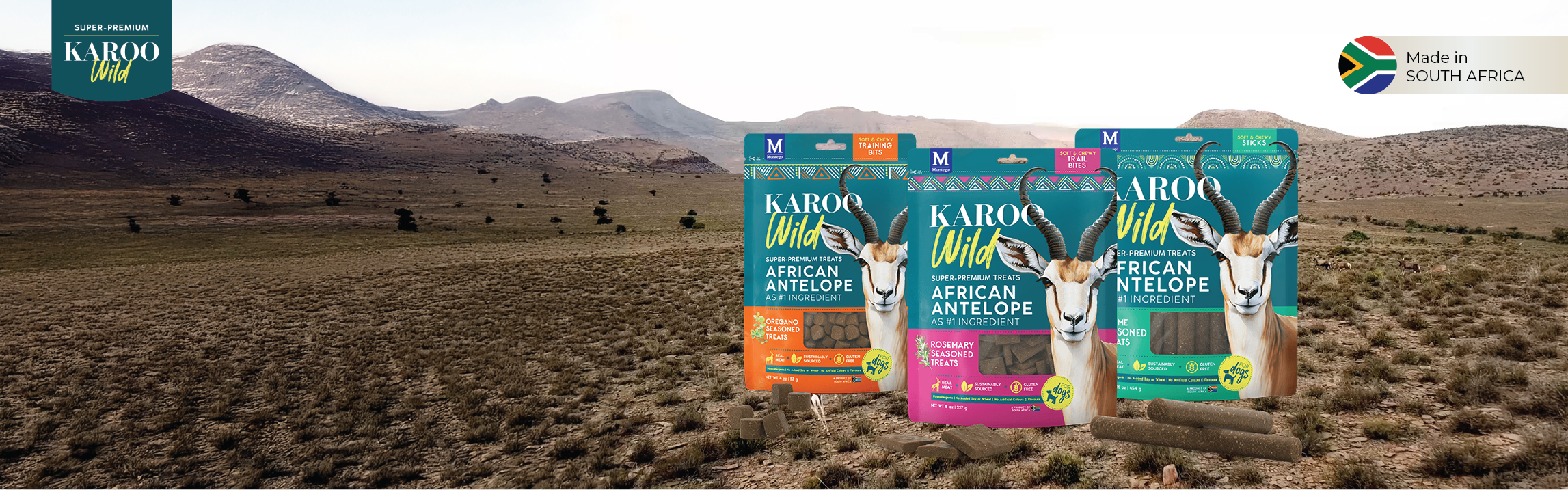 Karoo Wild Real Meat Treats for Dogs