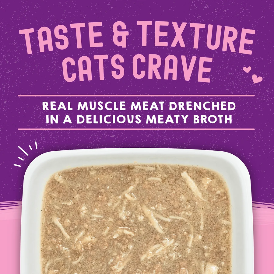 Stella & Chewy's Carnivore Cravings Cat Pouches - Chicken & Salmon Recipe 放養雞+三文魚 肉絲配方 Stella & Chewy's