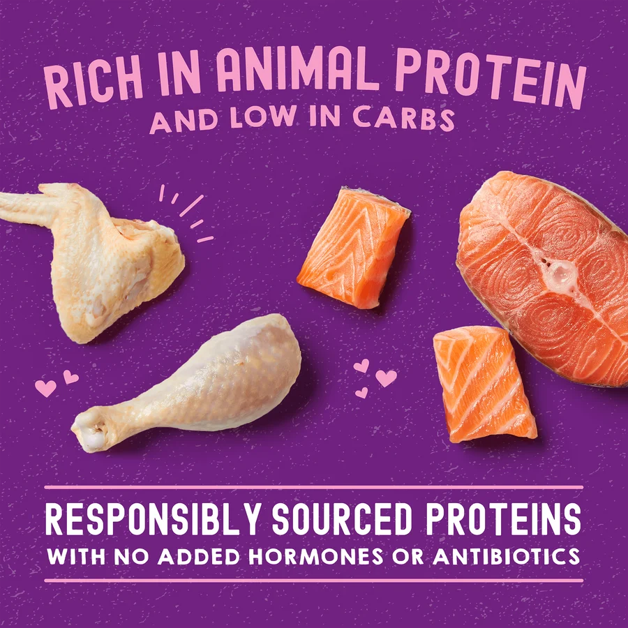 Stella & Chewy's Carnivore Cravings Cat Pouches - Chicken & Salmon Recipe 放養雞+三文魚 肉絲配方 Stella & Chewy's