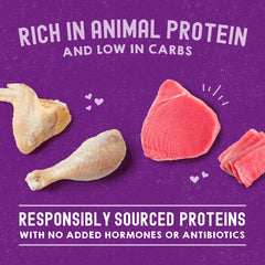 Stella & Chewy's Carnivore Cravings Cat Pouches - Adult Chicken + Tuna Recipe 放養雞+吞拿魚 肉絲配方 Stella & Chewy's