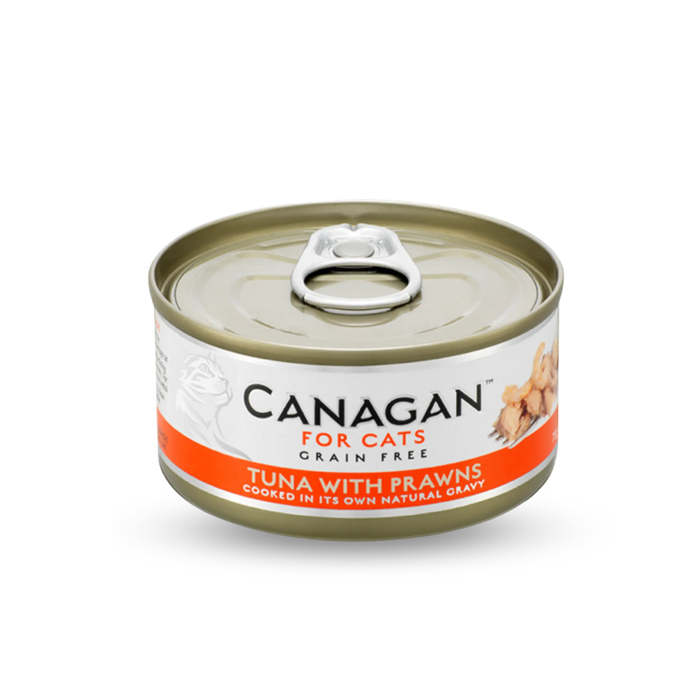 Canagan -  Grain Free Canned Cat Food - Tuna with Prawns 無穀物吞拿魚伴蝦配方75g (6罐) thepethk