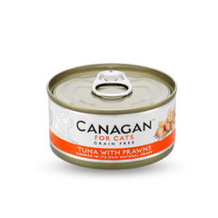 Canagan -  Grain Free Canned Cat Food - Tuna with Prawns 無穀物吞拿魚伴蝦配方75g (6罐) thepethk
