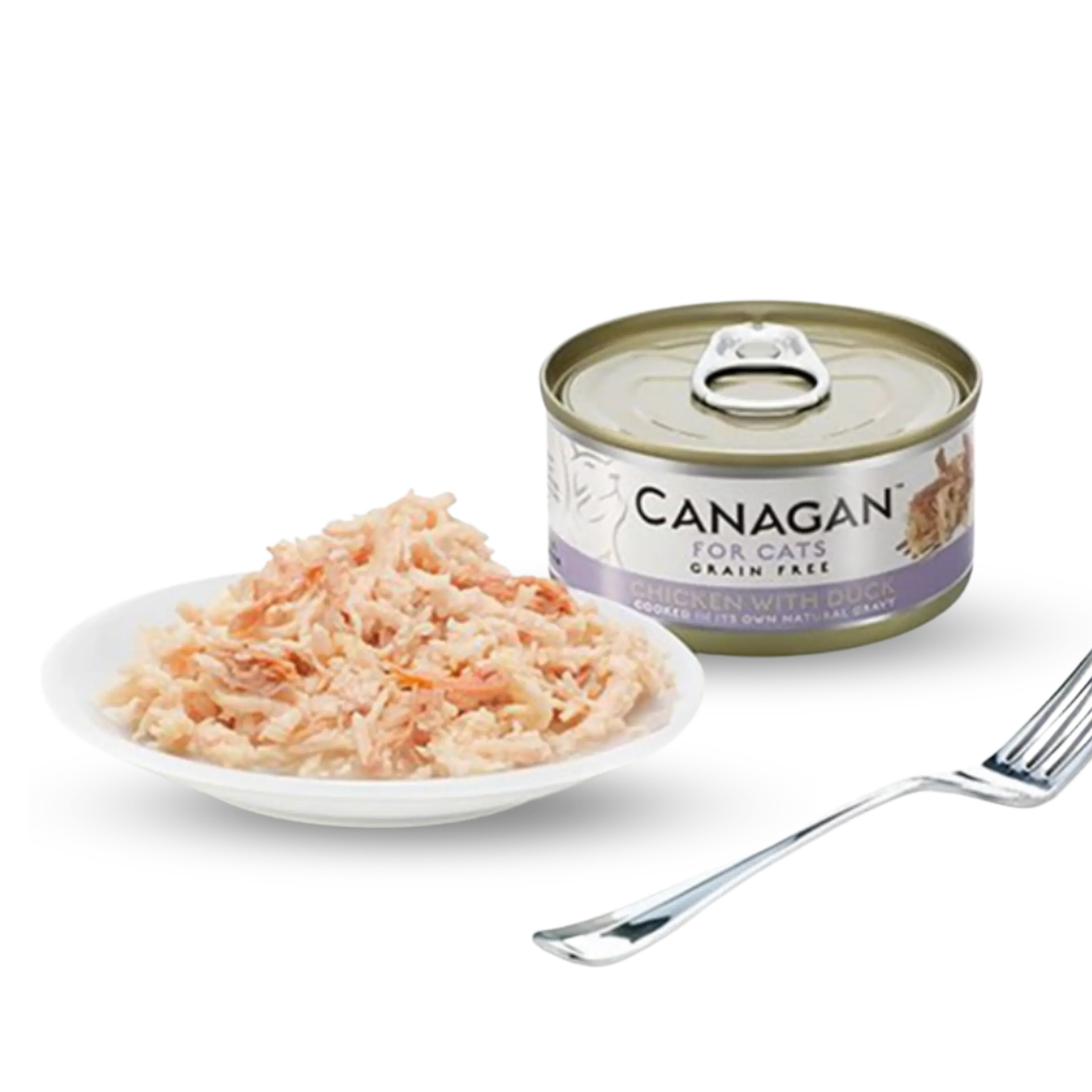 Canagan - 無穀物雞肉伴鴨肉配方 Grain Free Canned Cat Food - Chicken with Duck 75g (6罐) thepethk