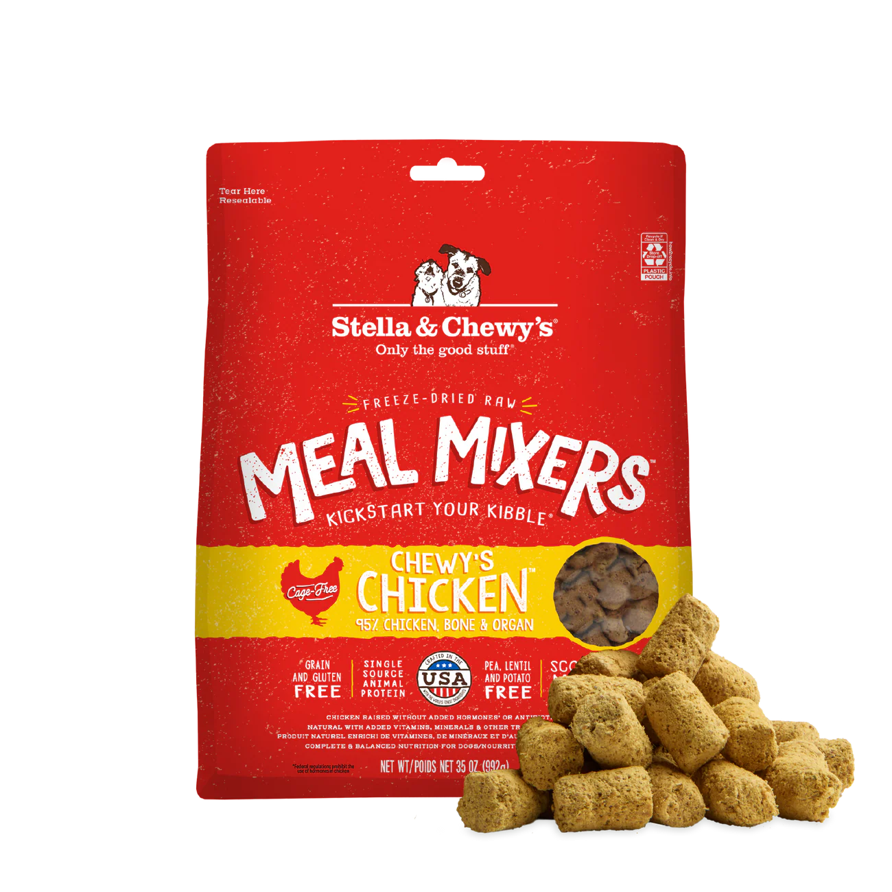 Stella & Chewy's Freeze-Dried Raw Dog Food Mixers & Toppers - Chewy's Chicken Meal Mixers 籠外鳳凰 (雞肉配方) Stella & Chewy's