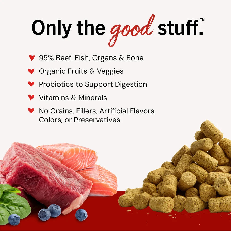 Stella & Chewy's Freeze-Dried Raw Dog Food Mixers & Toppers - Perfectly Puppy Beef & Salmon Meal Mixers 幼犬系列 - 牛肉及三文魚配方 Stella & Chewy's