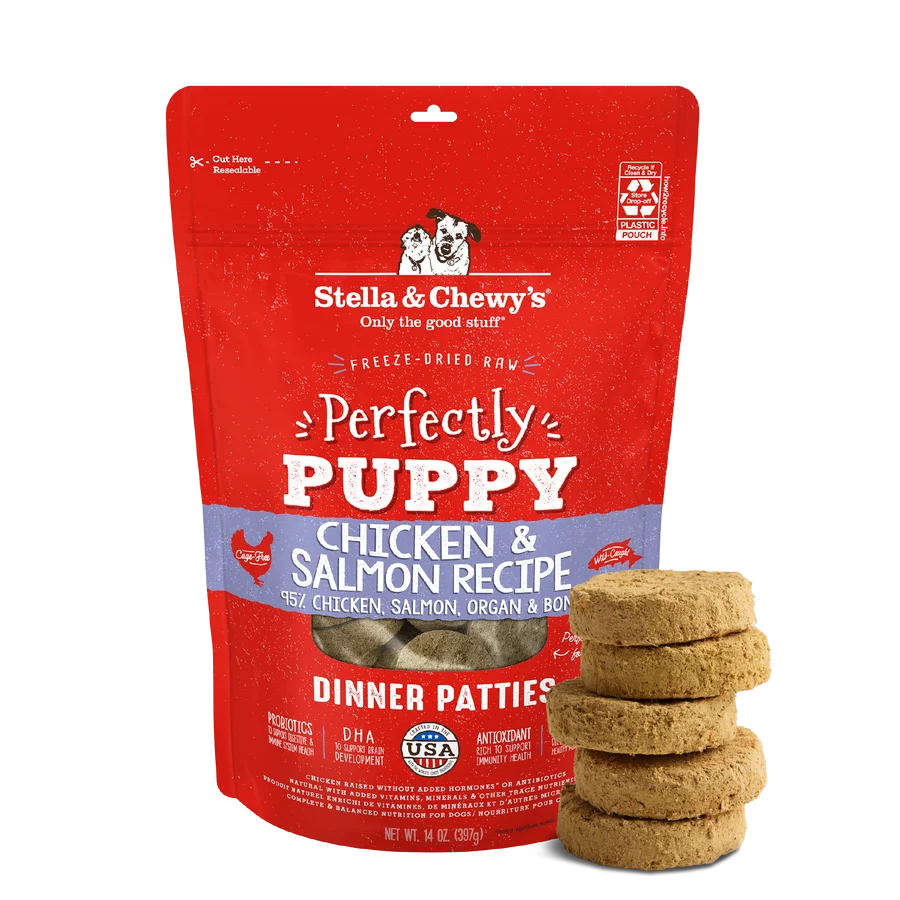 Stella & Chewy's Dinner Patties - Perfectly Puppy Chicken & Salmon 幼犬系列 - 雞肉及三文魚配方 Stella & Chewy's