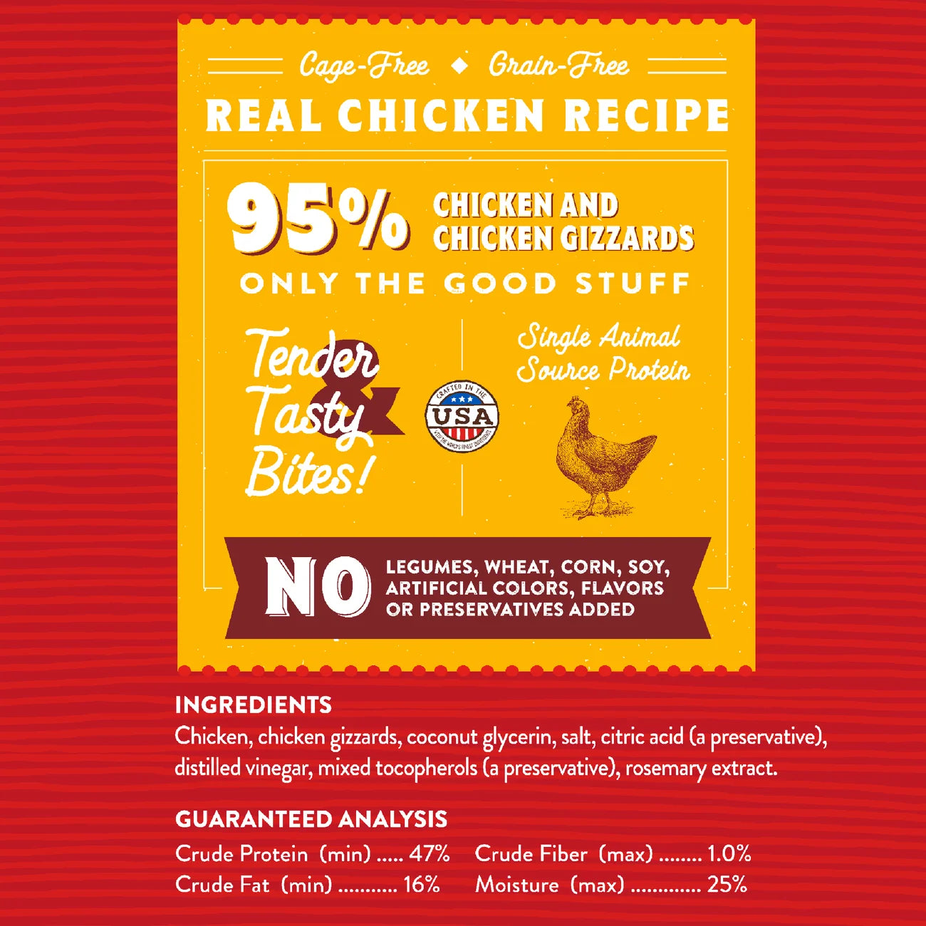Stella & Chewy's Just Jerky Bites - Real Cage-Free Chicken Recipe 雞肉肉乾小食 Stella & Chewy's