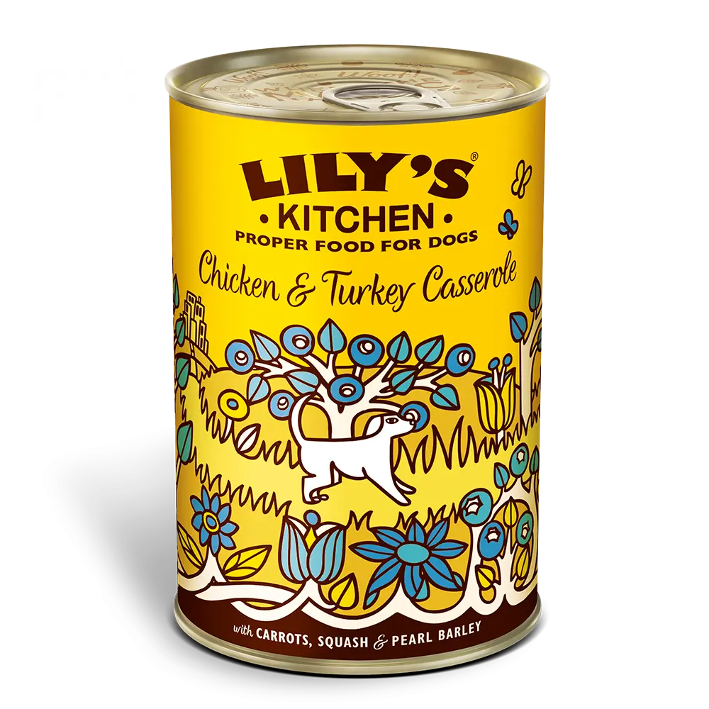 LILY's KITCHEN Wet Food For Dogs (12pcs Mixed Flavours) | 天然犬用‌主食罐 (十二罐混合口味) LILY’S KITCHEN