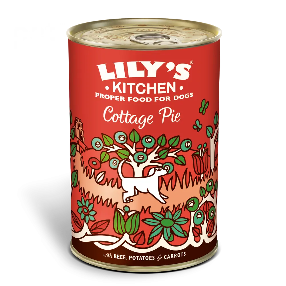 LILY's KITCHEN Wet Food For Dogs (12pcs Mixed Flavours) | 天然犬用‌主食罐 (十二罐混合口味) LILY’S KITCHEN