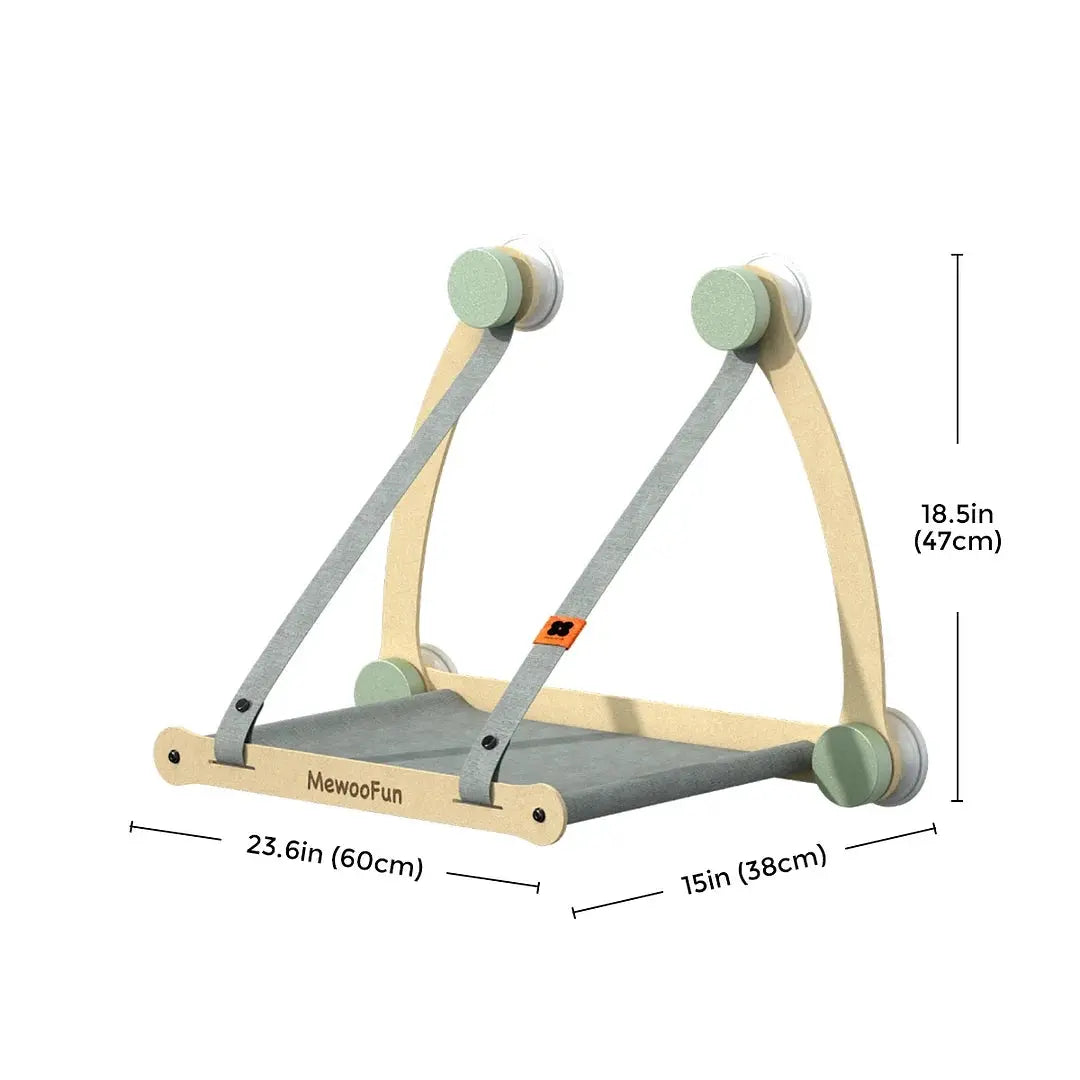 MEWOOFUN喵乎汪也 雙吊帶貓吊床 | Cat Window Perch PET