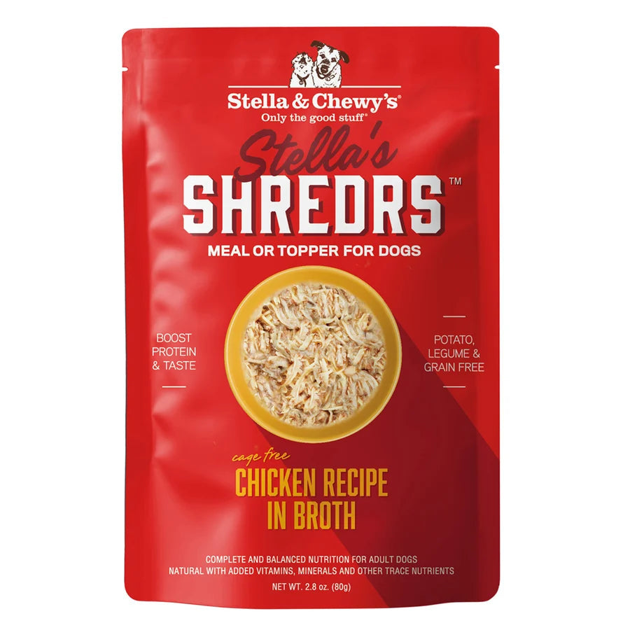 Stella & Chewy's Stella's Shredrs - Chicken Recipe in Broth 放養雞配方 Stella & Chewy's
