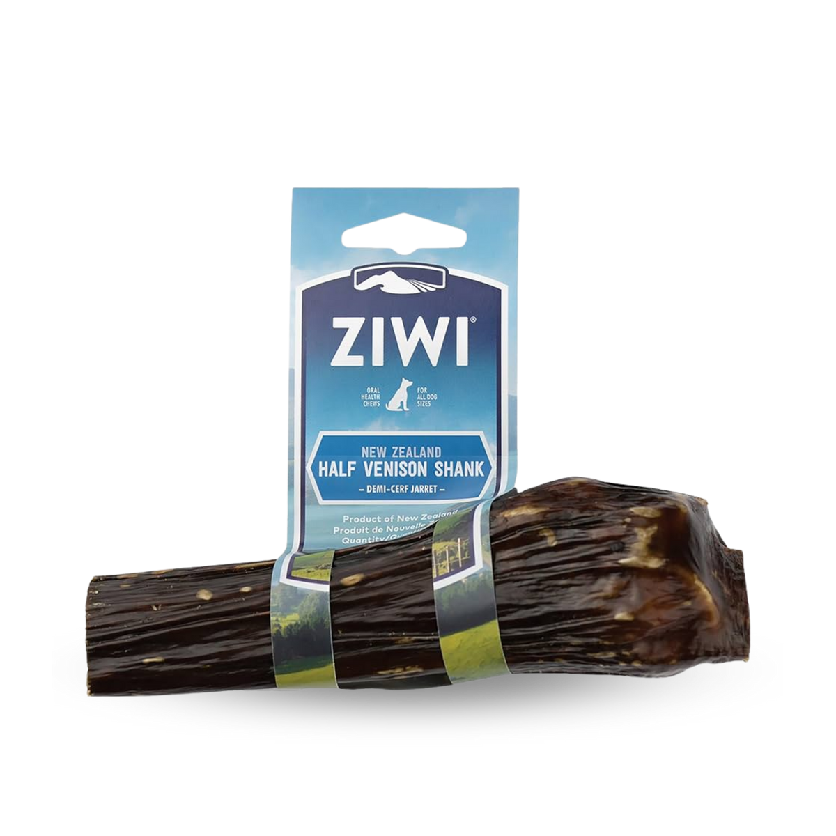 ZIWI Air Dried Deer Shank Bone Dog Treats (Half) | 風乾鹿小腿狗小食 (細)