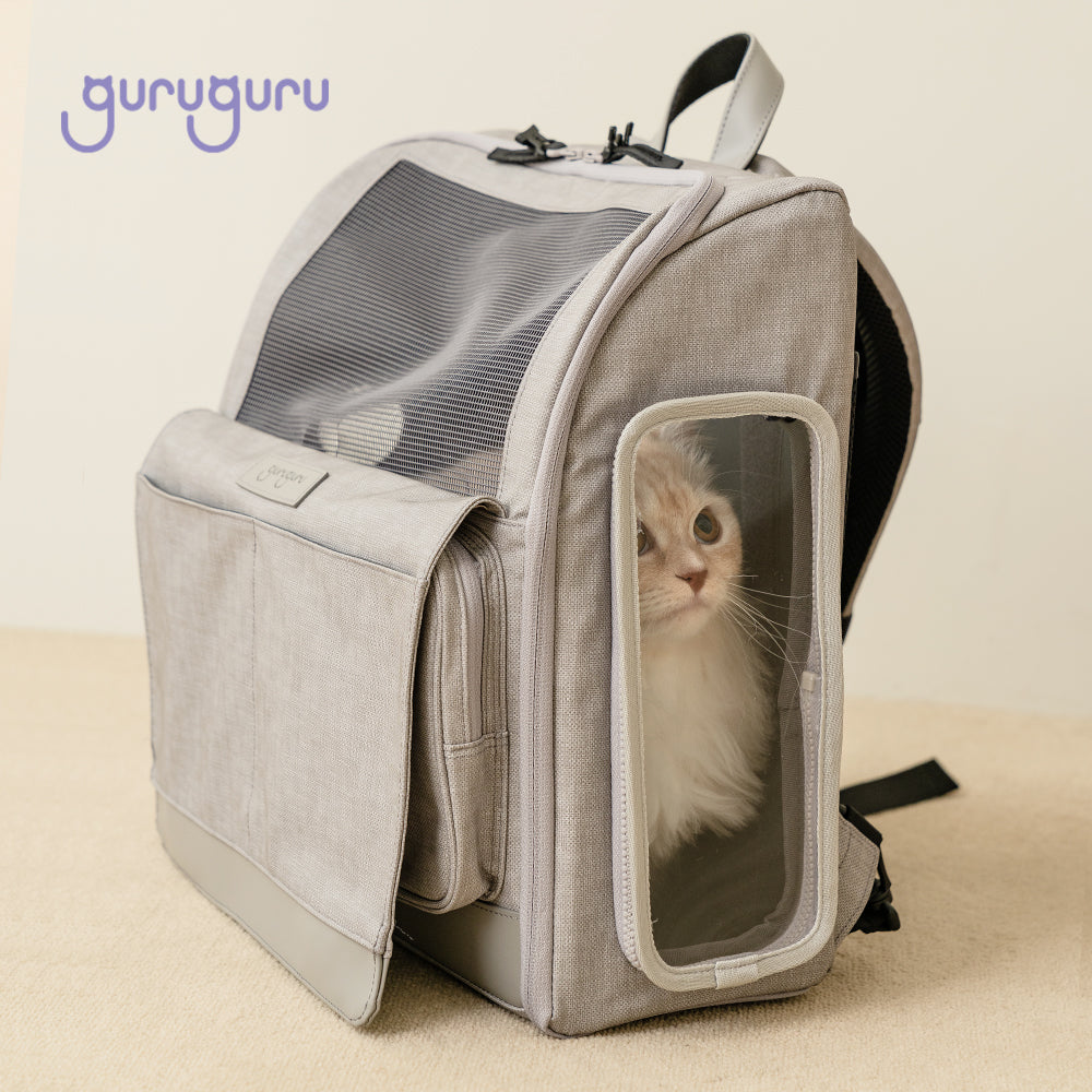 Wegoback Fit Pet Backpack - Guruguru (Grey)