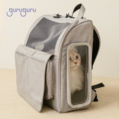 Wegoback Fit Pet Backpack - Guruguru (Grey)